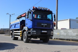 Mėlynas sunkvežimis